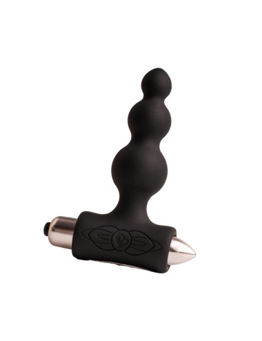 ROCKS-OFF - PETITE SENSATIONS BUBBLES PLUG ANAL VIBRADOR PRETO