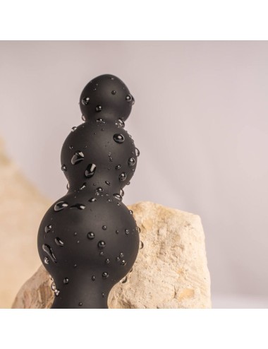 ROCKS-OFF - PETITE SENSATIONS BUBBLES PLUG ANAL VIBRADOR PRETO