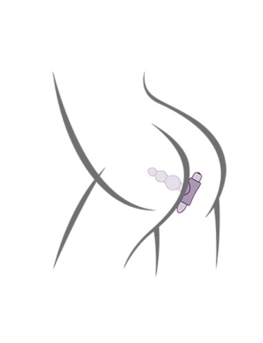 ROCKS-OFF - PETITE SENSATIONS BUBBLES PLUG ANAL VIBRADOR PRETO