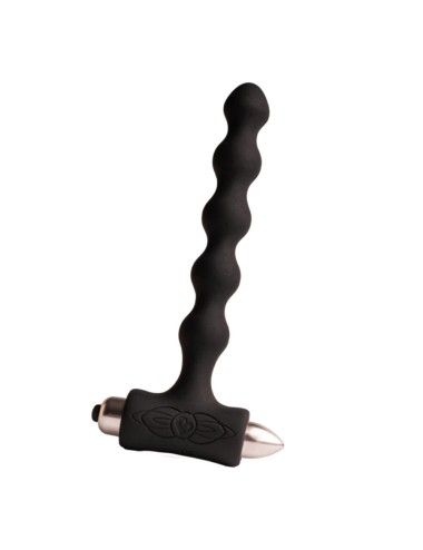 ROCKS-OFF - PETITE SENSATIONS PEARLS PLUG ANAL VIBRADOR PRETO