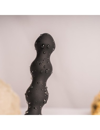 ROCKS-OFF - PETITE SENSATIONS PEARLS PLUG ANAL VIBRADOR PRETO
