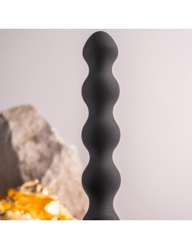 ROCKS-OFF - PETITE SENSATIONS PEARLS PLUG ANAL VIBRADOR PRETO