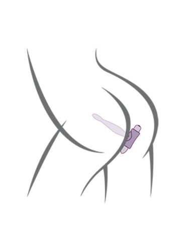 ROCKS-OFF - PETITE SENSATIONS TEAZER PLUG ANAL VIBRADOR ROXO