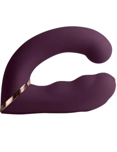 ROCKS-OFF - VIBRADOR DUPLO GEMINI ESTIMULADOR DE CLITÓRIS PONTO G ROXO