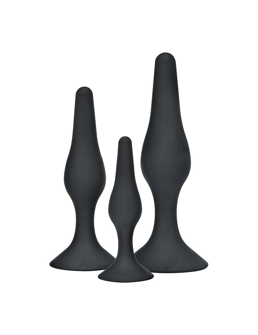 TOYJOY - ANAL PLAY CURVY COMPANIONS PLUG ANAL 3 PEÇAS PRETO TOYJOY - ANAL PLAY CURVY COMPANIONS PLUG ANAL 3 PEÇAS PRETO
