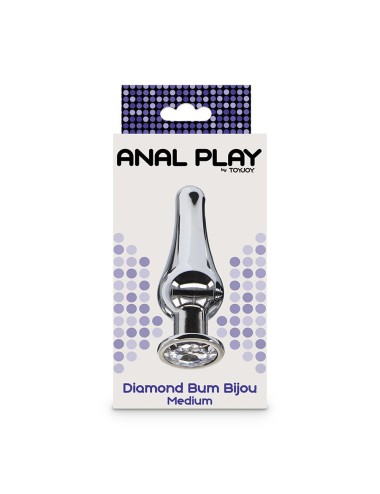 TOYJOY - PLUG ANAL MÉDIO DIAMOND BUM BIJOU ANAL PLAY