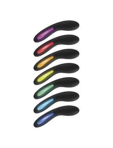 TOYJOY - VIBRADOR PRETO COM LUZ LUMINADA
