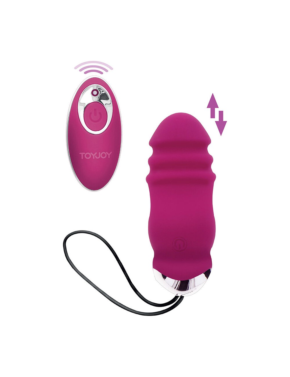 TOYJOY - FELICIDADE SUNN SIDE PARA CIMA E PARA BAIXO VIBRADOR FÚCSIA CONTROLE REMOTO TOYJOY - FELICIDADE SUNN SIDE PARA CIMA E PARA BAIXO VIBRADOR FÚCSIA CONTROLE REMOTO