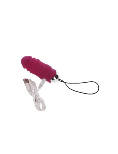 TOYJOY - FELICIDADE SUNN SIDE PARA CIMA E PARA BAIXO VIBRADOR FÚCSIA CONTROLE REMOTO
