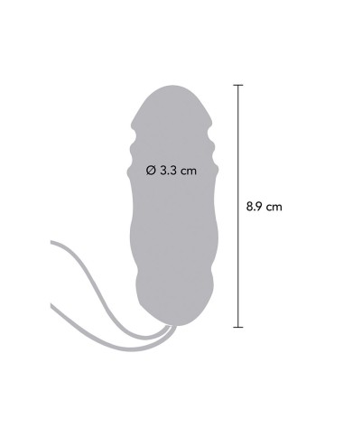 TOYJOY - FELICIDADE SUNN SIDE PARA CIMA E PARA BAIXO VIBRADOR FÚCSIA CONTROLE REMOTO