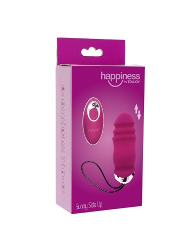 TOYJOY - FELICIDADE SUNN SIDE PARA CIMA E PARA BAIXO VIBRADOR FÚCSIA CONTROLE REMOTO