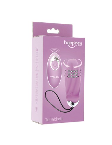 TOYJOY - FELICIDADE VOCÊ ME RACHA ROSA VIBRADOR CONTROLE REMOTO