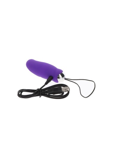 TOYJOY - FELICIDADE MEU ORGASMO EGGSPLODE VIBRADOR ROXO CONTROLE REMOTO