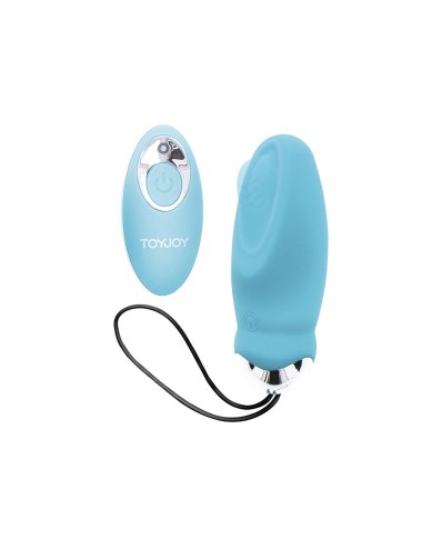 TOYJOY - FELICIDADE, EU ESTOU TÃO EXCITADO VIBRADOR COM CONTROLE REMOTO AZUL