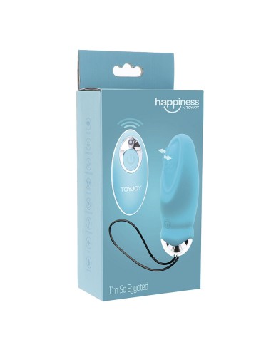 TOYJOY - FELICIDADE, EU ESTOU TÃO EXCITADO VIBRADOR COM CONTROLE REMOTO AZUL