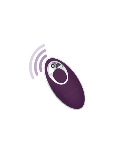 TOYJOY - FELICIDADE KNOCK KNOCK EGGSTAVAGANT VIBRADOR CONTROLE REMOTO ROXO