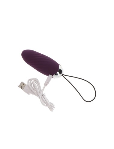 TOYJOY - FELICIDADE KNOCK KNOCK EGGSTAVAGANT VIBRADOR CONTROLE REMOTO ROXO