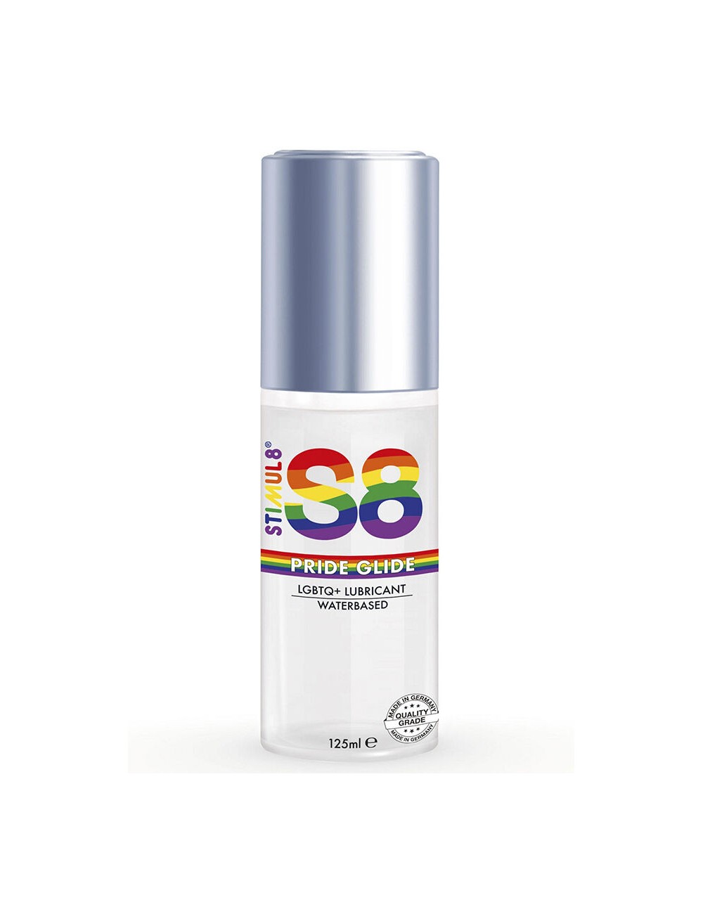 STIMUL8 - LUBRIFICANTE S8 GLIDE PRIDE 125 ML STIMUL8 - LUBRIFICANTE S8 GLIDE PRIDE 125 ML
