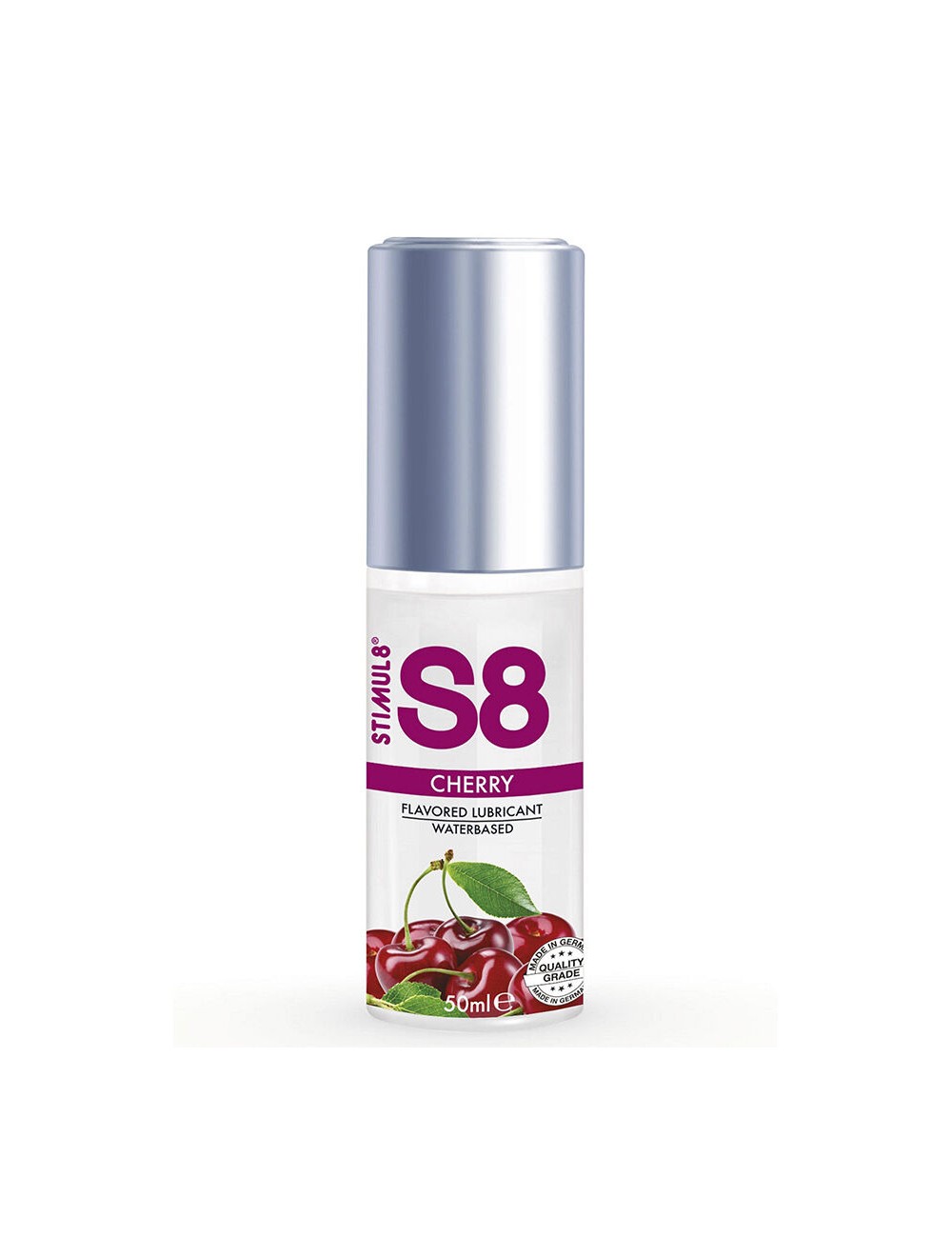 STIMUL8 - LUBRIFICANTE S8 CEREJA 50 ML STIMUL8 - LUBRIFICANTE S8 CEREJA 50 ML