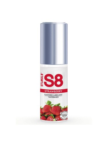 STIMUL8 - LUBRIFICANTE S8 MORANGO 50 ML