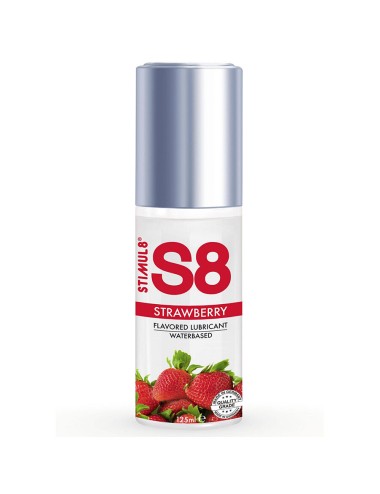 STIMUL8 - LUBRIFICANTE S8 MORANGO 125 ML