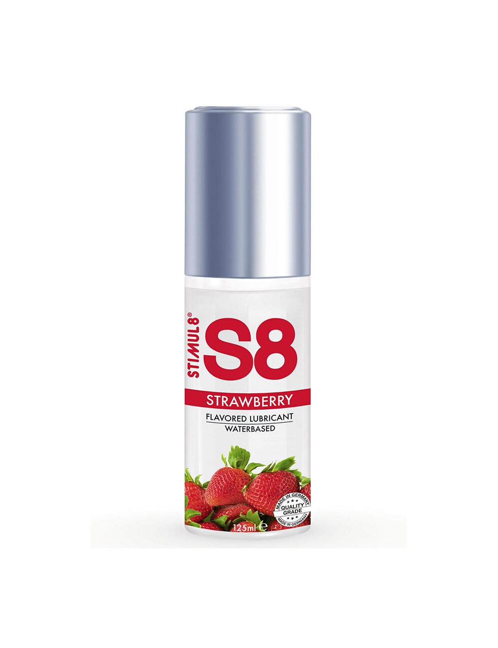 STIMUL8 - LUBRIFICANTE S8 MORANGO 125 ML STIMUL8 - LUBRIFICANTE S8 MORANGO 125 ML