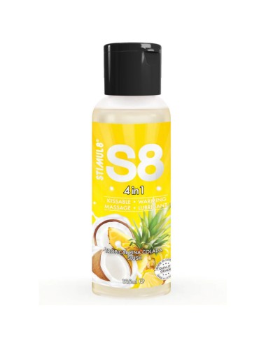STIMUL8 - S8 4 EM 1 PINA COLADA LUBRIFICANTE DE SOBREMESA 125 ML