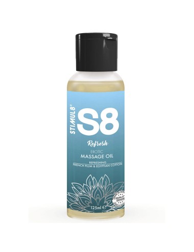 STIMUL8 - S8 REFRESH ÓLEO DE MASSAGEM DE ALGODÃO 125 ML