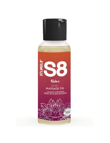 STIMUL8 - S8 RELAX ÓLEO DE MASSAGEM DE CHÁ VERDE 125 ML