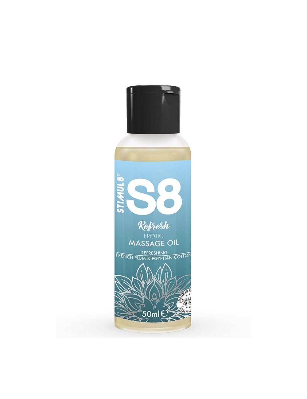 STIMUL8 - S8 REFRESH ÓLEO DE MASSAGEM ERÓTICO DE ALGODÃO 50 ML STIMUL8 - S8 REFRESH ÓLEO DE MASSAGEM ERÓTICO DE ALGODÃO 50 ML