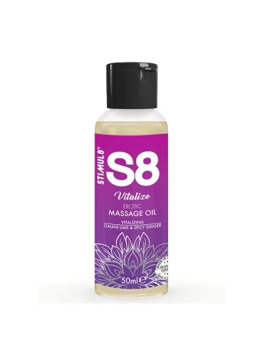 STIMUL8 - S8 VITALIZE ÓLEO DE MASSAGEM ERÓTICO LIMA 50 ML