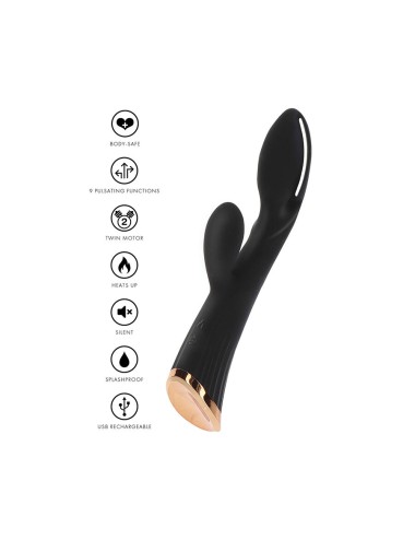 TOYJOY - VIBRADOR ESTIMULADOR DE CLITÓRIS EXTRA INTENSO IVY CASSIA PRETO