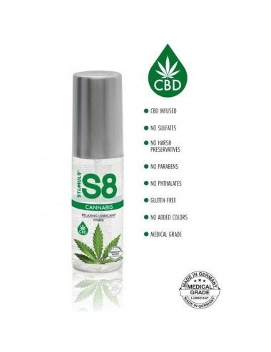 STIMUL8 - LUBRIFICANTE HÍBRIDO DE CANNABIS S8 50 ML