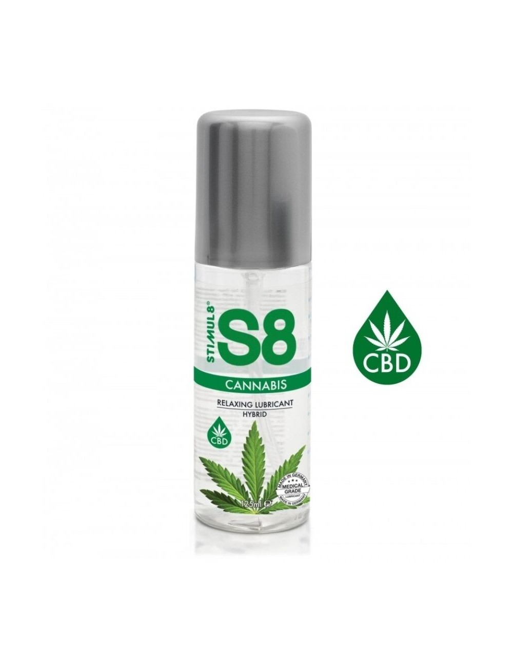 STIMUL8 - LUBRIFICANTE HÍBRIDO DE CANNABIS S8 125 ML STIMUL8 - LUBRIFICANTE HÍBRIDO DE CANNABIS S8 125 ML