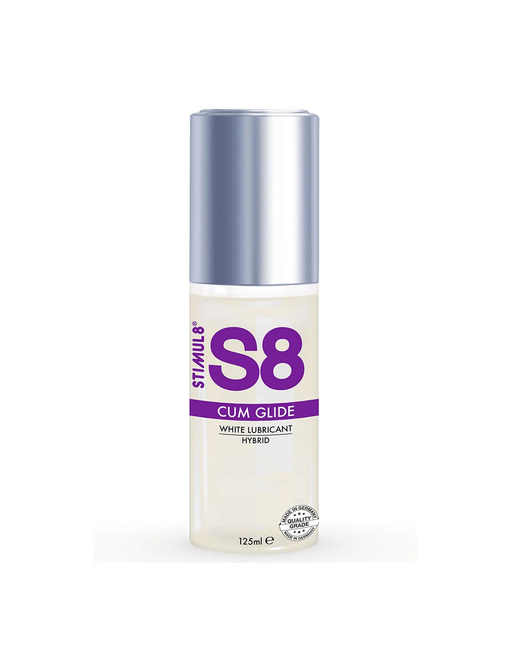 STIMUL8 - LUBRIFICANTE HÍBRIDO S8 CUM GLIDE 125 ML STIMUL8 - LUBRIFICANTE HÍBRIDO S8 CUM GLIDE 125 ML