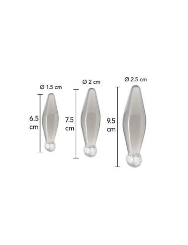 TOYJOY - ANAL PLAY FINGER RIMMER 3 PEÇAS TRANSPARENTE