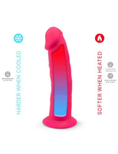 SILEXD - MODELO DE PÊNIS REALISTA 2 ROSA + CONTROLE REMOTO LRS 17 CM