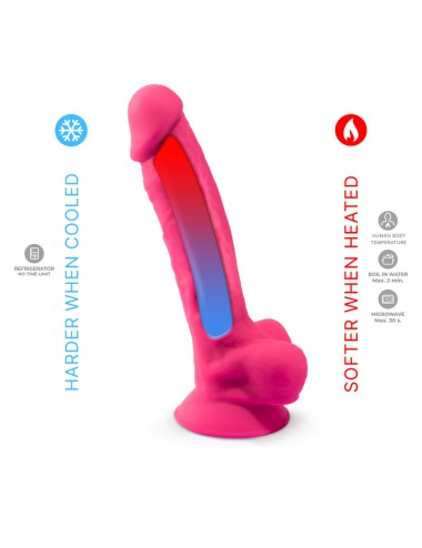SILEXD - MODELO DE PÊNIS REALISTA 18 VIBRAÇÃO ROSA + CONTROLE REMOTO LRS
