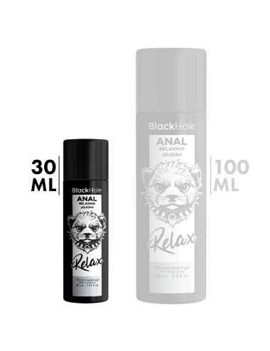 BLACK HOLE - GEL BASE DE SILICONE DILATAÇÃO ANAL 30 ML