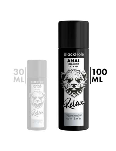 BLACK HOLE - GEL BASE DE SILICONE DILATAÇÃO ANAL 30 ML