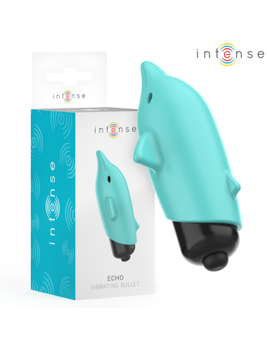 INTENSE - BALA VIBRANTE ECHO AZUL GOLFINHO 8 X 4