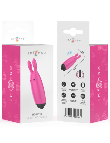 INTENSE - HOPPER BALA VIBRATÓRIA ROSA 8,3 X 2,4 CM