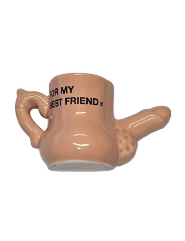 DIABLO PICANTE – CANECA MAGNET DE CERÂMICA COM PÊNIS ELEVADO “PARA MEU MELHOR AMIGO”