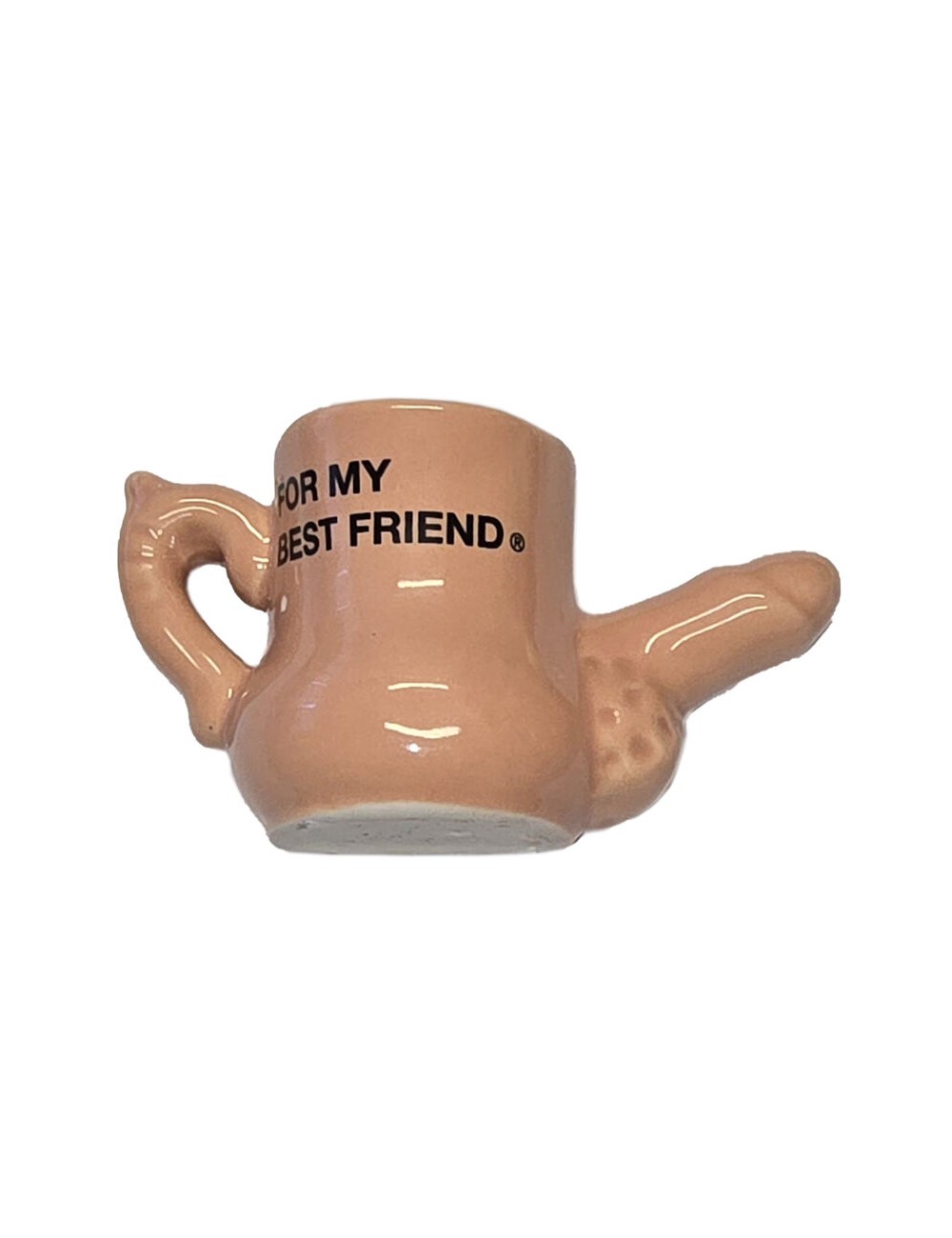 DIABLO PICANTE – CANECA MAGNET DE CERÂMICA COM PÊNIS ELEVADO “PARA MEU MELHOR AMIGO”