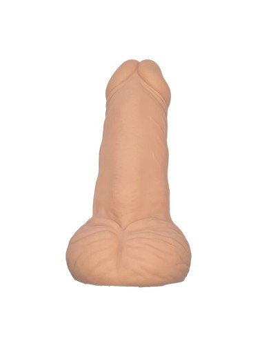 DIABLO PICANTE - BRINQUEDO ANTI-STRESS EM FORMATO DE PÊNIS COR DE CARNE