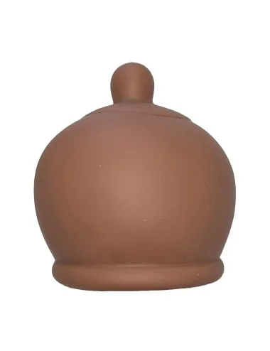 DIABLO PICANTE - BRINQUEDO ANTI-STRESS EM FORMATO DE SEIO MARROM