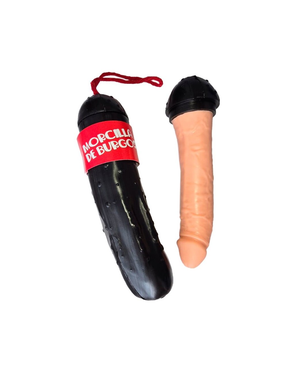 DIABO PICANTE - DILDO DE SALSICHA DE SANGUE DE BURGOS DIABO PICANTE - DILDO DE SALSICHA DE SANGUE DE BURGOS