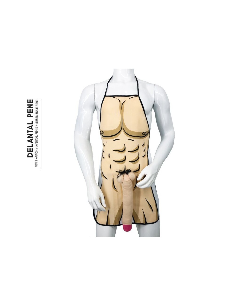 DIABLO PICANTE - AVENTAL DE PÊNIS 3D MUSCULAR E OUSADO DIABLO PICANTE - AVENTAL DE PÊNIS 3D MUSCULAR E OUSADO