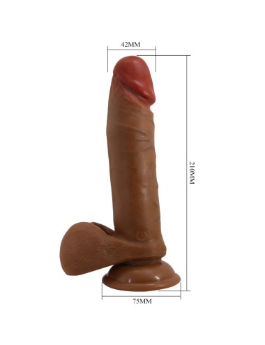 BAILE - ABEL REALISTA DILDO 21 CM MULATO