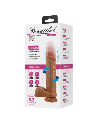 BAILE - ABEL REALISTA DILDO 21 CM MULATO